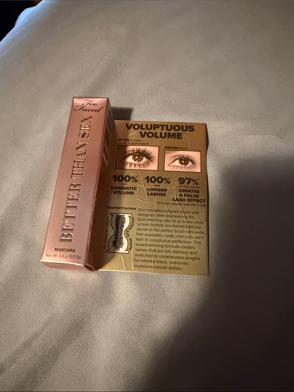 Too Faced Better Than Sex Mascara - Rose Pink Packaging